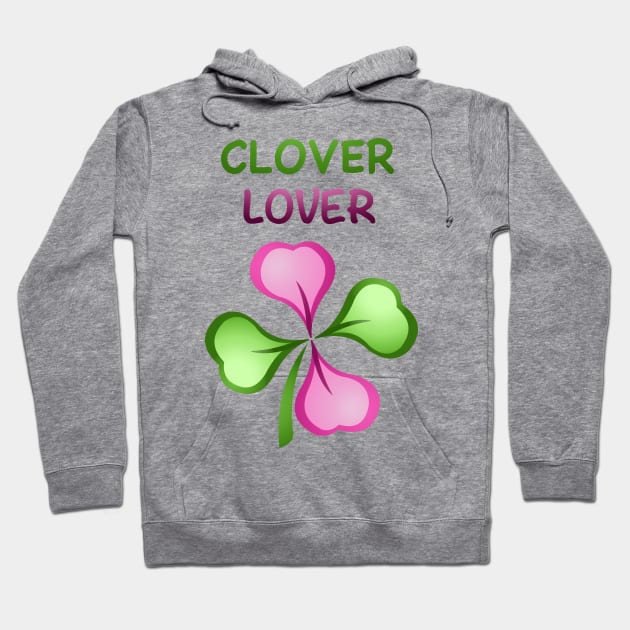 Clover Lover (borderless) Hoodie by Sierra_42